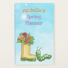 パーソナライズされた春プランナー プランナー手帳
