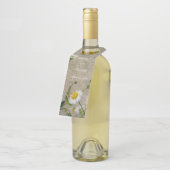 パーソナライズされた春野の花 ボトルネックタグ (アングル)