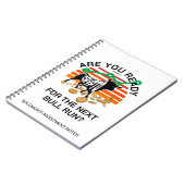 パーソナライズされた暗号ブル走Bitcoin ノートブック (左側)