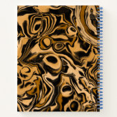 パーソナライズされた書作家 ノートブック (裏面)