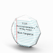 パーソナライズされた書賞ブロック フォトブロック (右)