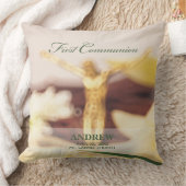 パーソナライズされた最初の聖餐式 クッション (ブランケット)