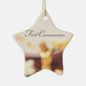 パーソナライズされた最初の聖餐式 セラミックオーナメント (右)