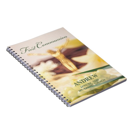 パーソナライズされた最初の聖餐式 ノートブック (右側)