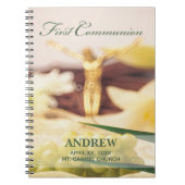 パーソナライズされた最初の聖餐式 ノートブック (正面)