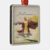 パーソナライズされた最初の聖餐式 メタルオーナメント (右)