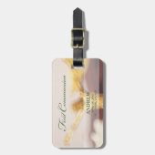 パーソナライズされた最初の聖餐式 ラゲッジタグ (正面縦)