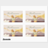 パーソナライズされた最初の聖餐式 長方形シール (シート)