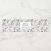 パーソナライズされた最高のデイエバー結婚グレイ ペットボトルラベル (シングルラベル)