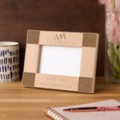 パーソナライズされた最高のパパエバーアイスバーグラインアート レーザー彫刻フレーム (左)