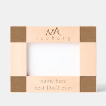 パーソナライズされた最高のパパエバーアイスバーグラインアート