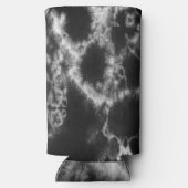 パーソナライズされた最高のパパエバーブラック絞り染め スリム缶クーラー (裏面)