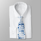 パーソナライズされた最高のパパエバーブルー絞り染めタイ ネクタイ (タイ)