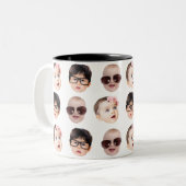 パーソナライズされた最高のパパ ツートーンマグカップ (正面左)