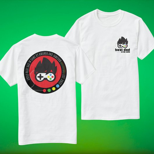 パーソナライズされた最高のパパ Tシャツ