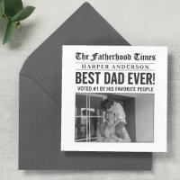 パーソナライズされた最高のパパEver Newspapard写真