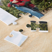 パーソナライズされた最高のパパEver Photo Collage ジグソーパズル (側面)