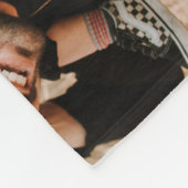 パーソナライズされた最高のパパEver Photo Collage フリースブランケット (角)