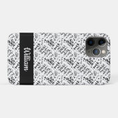 パーソナライズされた最高のパパWord Art Father's Day Case-Mate iPhoneケース (裏面(横))