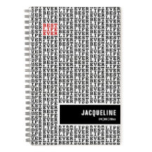 パーソナライズされた最高のライフ白黒赤