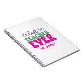 パーソナライズされた最高の先生 ノートブック (右側)