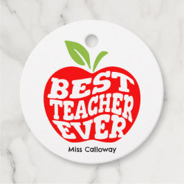 パーソナライズされた最高の先生 フェイバータグ