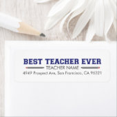 パーソナライズされた最高の先生 ラベル (インサイチュ)