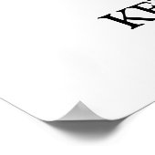 パーソナライズされた最高の卒業生 ポスター (角)