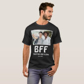 パーソナライズされた最高の友達は永遠にbff写真 tシャツ (正面フル)