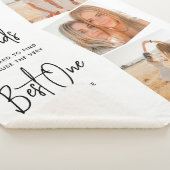 パーソナライズされた最高の友達3写真フレンドシップ シェルパブランケット (3/4)