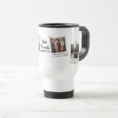 パーソナライズされた最高の友達4写真カスタムコラージュ トラベルマグ (正面右)