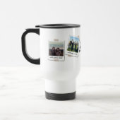 パーソナライズされた最高の友達4写真カスタムコラージュ トラベルマグ (左)