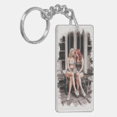 パーソナライズされた最高の友 キーホルダー (正面左)