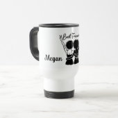 パーソナライズされた最高の友 トラベルマグ (正面左)