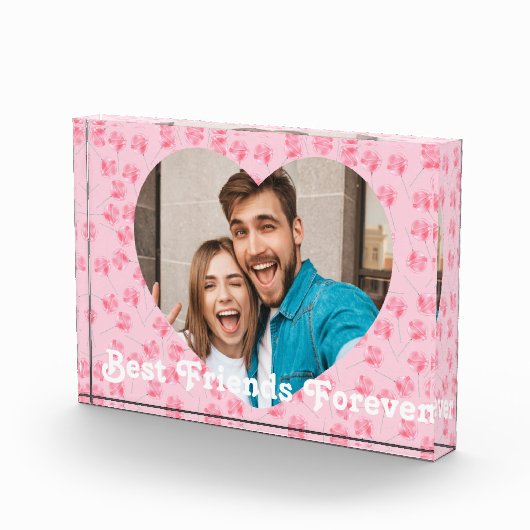 パーソナライズされた最高の友 フォトブロック (右)