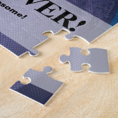 パーソナライズされた最高の母の写真 ジグソーパズル (側面)