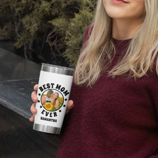 パーソナライズされた最高の母の日に母の日を撮影 保温保冷タンブラー