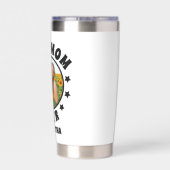 パーソナライズされた最高の母の日に母の日を撮影 保温保冷タンブラー (背面)