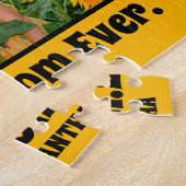 パーソナライズされた最高の母の日の写真 ジグソーパズル (側面)