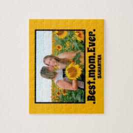 パーソナライズされた最高の母の日の写真 ジグソーパズル