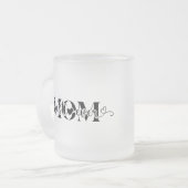 パーソナライズされた最高の母の日 フロストグラスマグカップ (正面左)