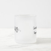 パーソナライズされた最高の母の日 フロストグラスマグカップ (中央)