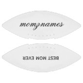 パーソナライズされた最高の母の書名 アメリカンフットボール (パネル)