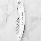 パーソナライズされた最高の母の書名 ソムリエナイフ (正面)