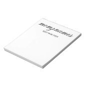 パーソナライズされた最高の母の書名 ノートパッド (回転)