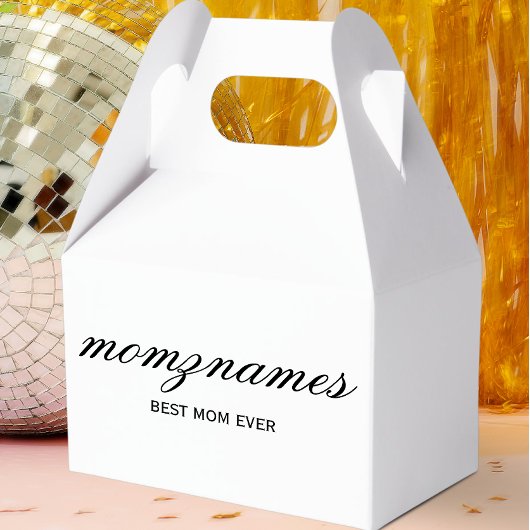 パーソナライズされた最高の母の書名 フェイバーボックス