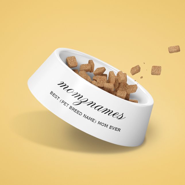 パーソナライズされた最高の母の書名 ボウル (クリエイターアップロード済み)