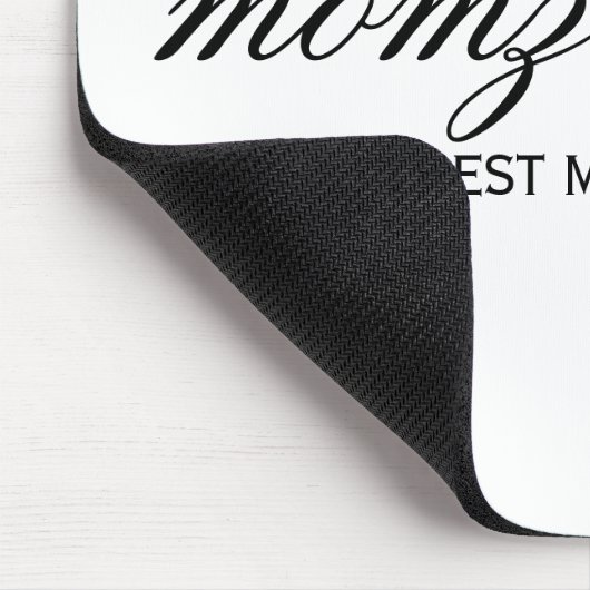 パーソナライズされた最高の母の書名 マウスパッド (コーナー)