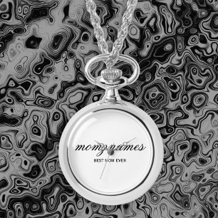 パーソナライズされた最高の母の書名 腕時計