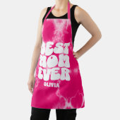 パーソナライズされた最高の母絞り染め エプロン (インサイチュ)